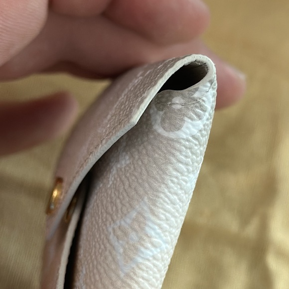 Louis Vuitton by the pool peach pochette kirigami pm pouch card case coin purse - Picture 6 of 15